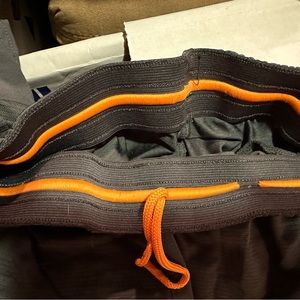 Men’s Nike dark grey/orange shorts